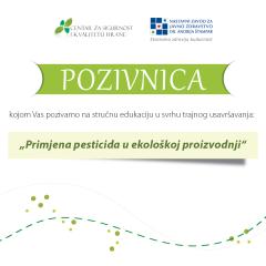 Pozivnica na edukciju o pesticidima